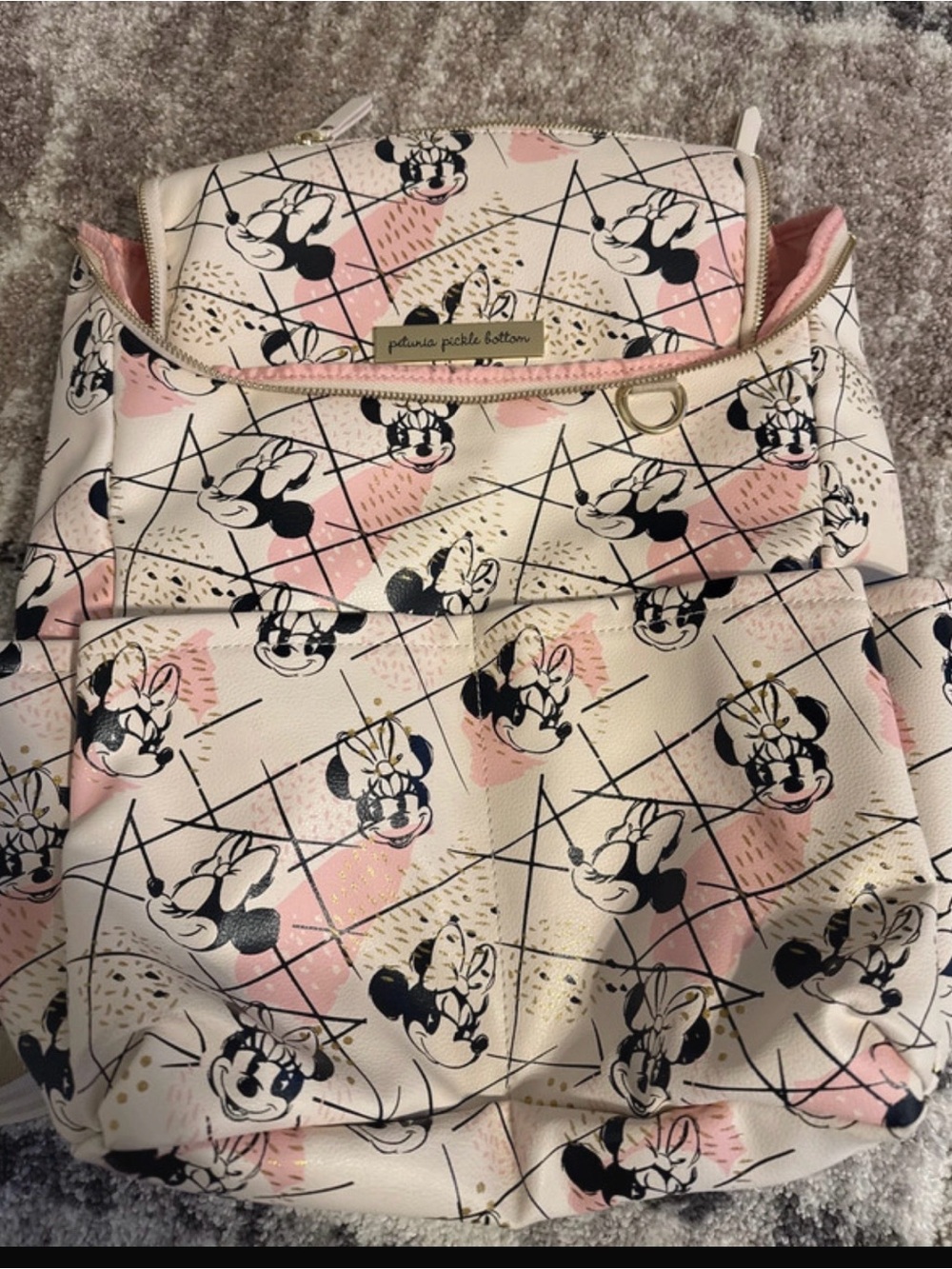 Petunia pickle bottom Minnie diaper backpack